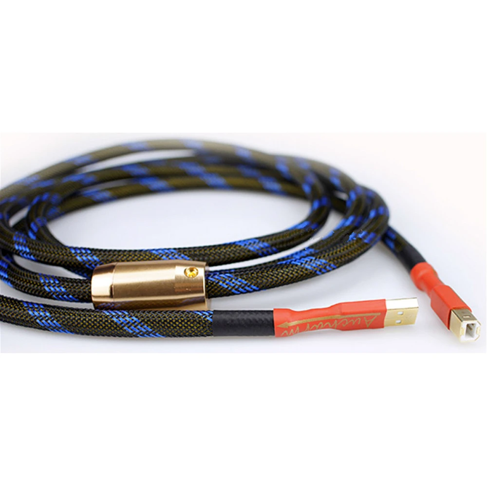 HiFi Aucharm медный посеребренный USB аудио цифровой кабель 1 5 м | Электроника