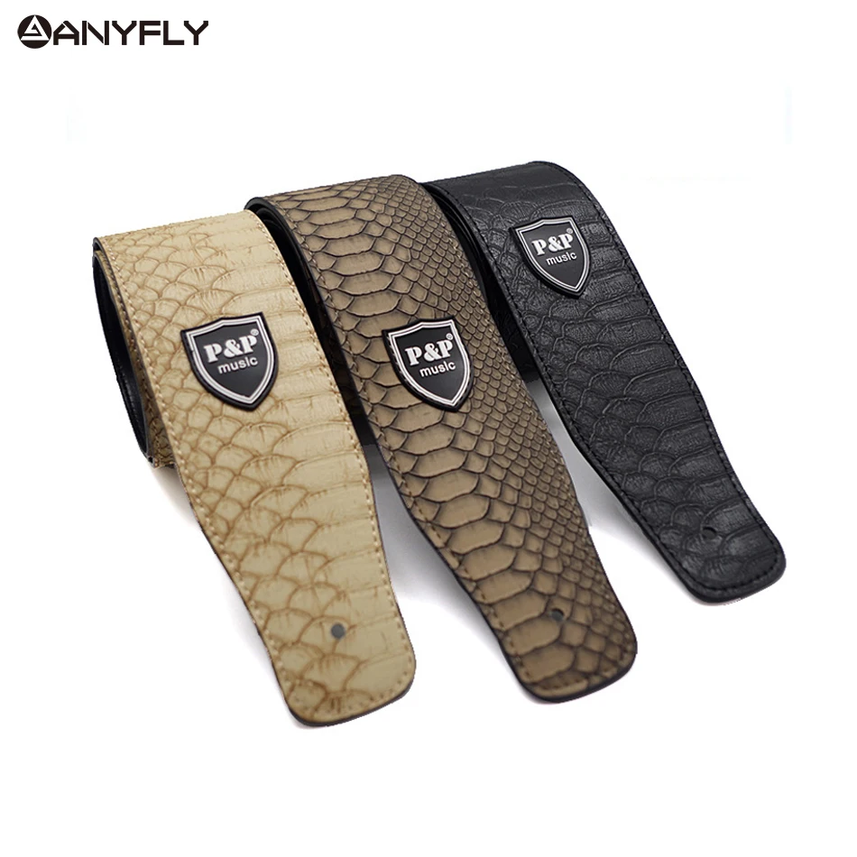 PU Leather Snake Skin Style Man-Made Leather Invironmental Guitar Strap Electric Guitar Acoustic Guitar Folk Guitar Bass Strap
PU Leather Snake Skin Style Man-Made Leather Invironmental Guitar Strap Electric Guitar Acoustic Guitar Folk Guitar Bass Strap