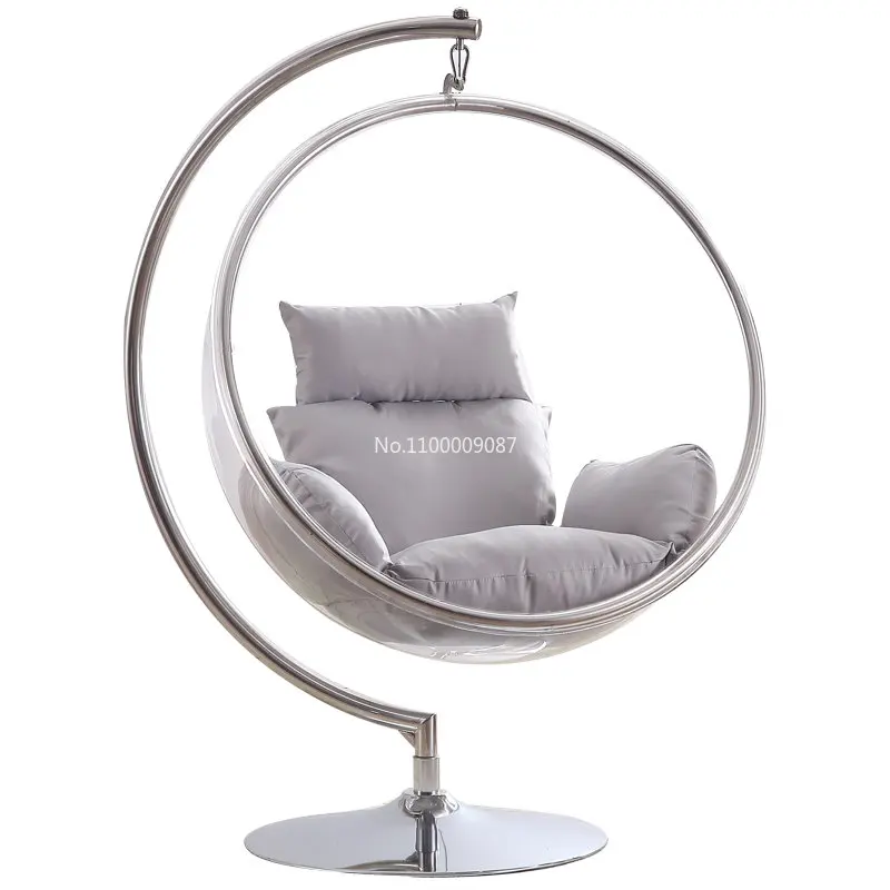Internet celebrity transparent acrylic hemispherical hanging chair basket swing ball space chair outdoor balcony furniture
Internet celebrity transparent acrylic hemispherical hanging chair basket swing ball space chair outdoor balcony furniture