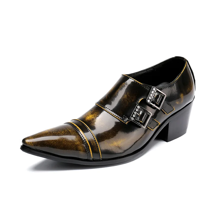 New Cowhide Fashion Leather Pointed Toe Personalized Low-top Shoes Single Shoes Leather Men's Shoes Heightened Retro Gift
New Cowhide Fashion Leather Pointed Toe Personalized Low-top Shoes Single Shoes Leather Men's Shoes Heightened Retro Gift