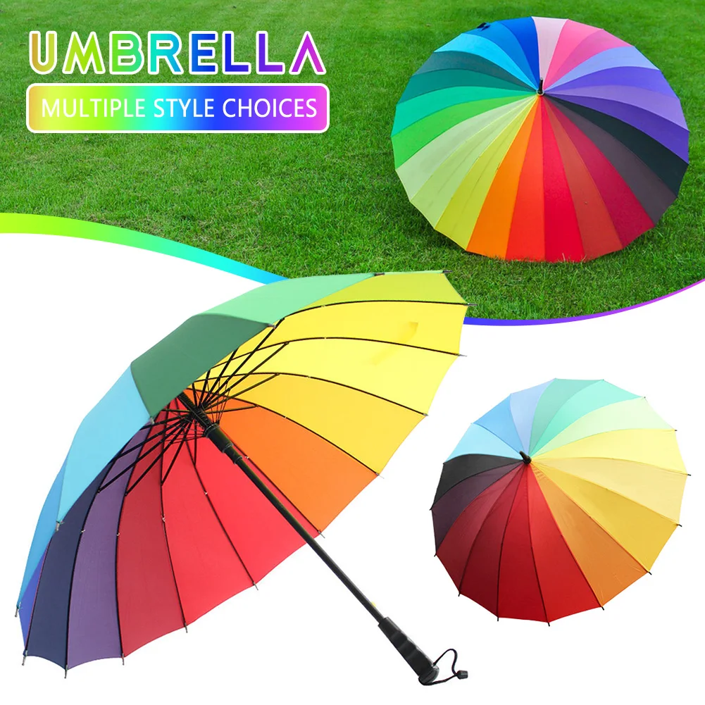 Pure-Color/Colorful Straight Handle Large Umbrellas Multifunctional Two Person Umbrellas For Rainy Day
Pure-Color/Colorful Straight Handle Large Umbrellas Multifunctional Two Person Umbrellas For Rainy Day