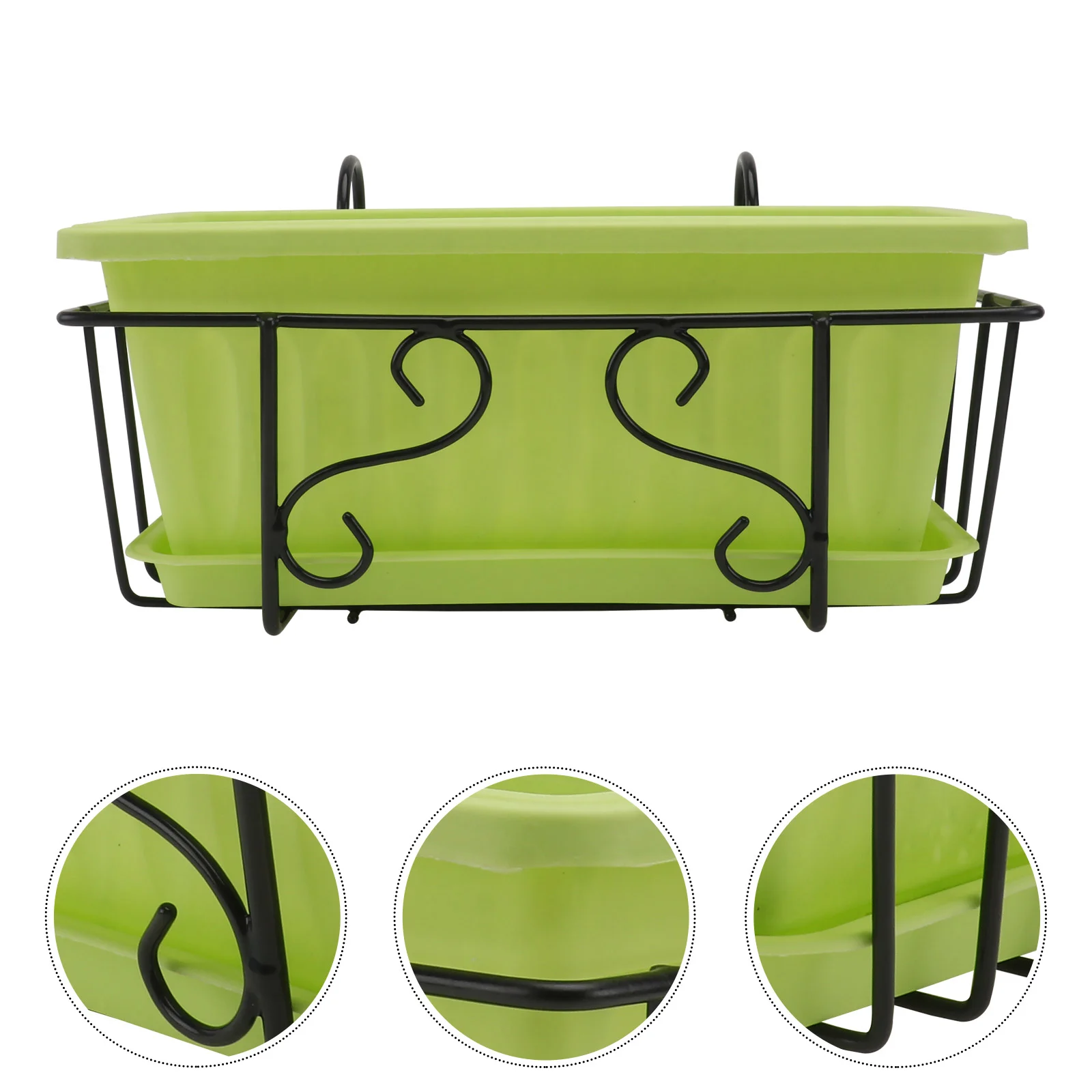 Vegetable Pot Hanging Type Flowerpot Railing Rack Balcony Outdoor Planter Gardening Planting Multi-function Wall
Vegetable Pot Hanging Type Flowerpot Railing Rack Balcony Outdoor Planter Gardening Planting Multi-function Wall