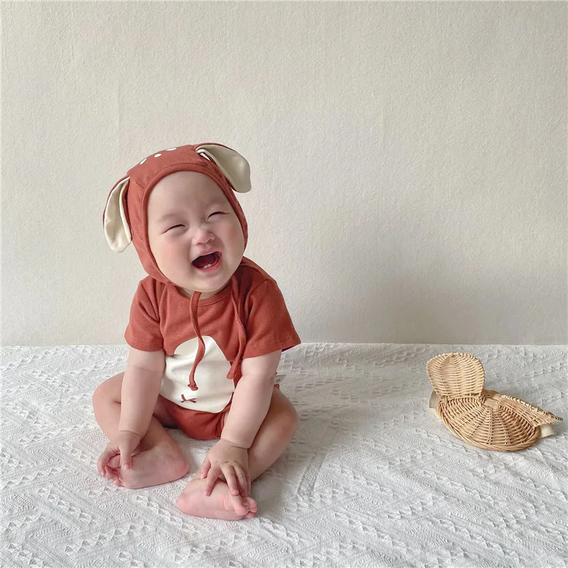 Lemurpapa, летний детский комбинезон с рисунком, Детский комбинезон с коротким рукавом, комбинезон с шапочкой
Lemurpapa, летний детский комбинезон с рисунком, Детский комбинезон с коротким рукавом, комбинезон с шапочкой