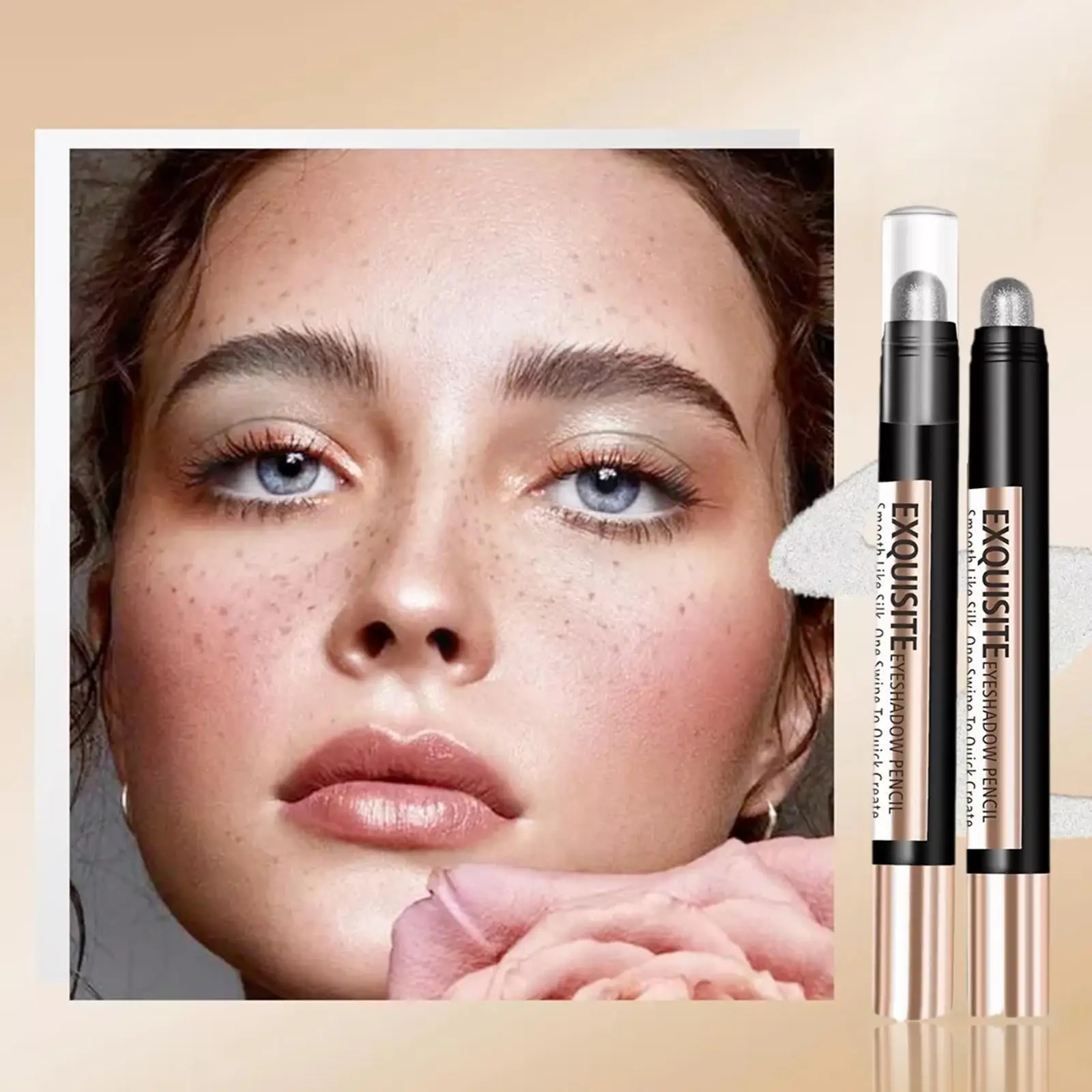 Korean Eyes Pencil Shiny Glitter Eyeshadow Pen Eyeliner Highlight Pen Pearlescent Eyelash Matte Silkworm Lying Makeup Brigh Z5x6
Korean Eyes Pencil Shiny Glitter Eyeshadow Pen Eyeliner Highlight Pen Pearlescent Eyelash Matte Silkworm Lying Makeup Brigh Z5x6