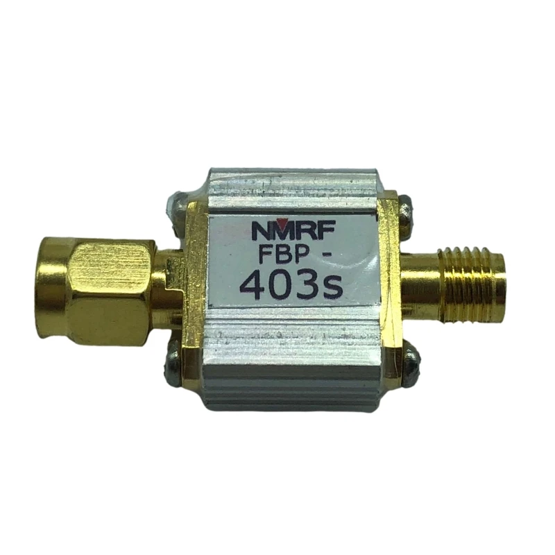FBP-403s 403 MHz фильтр частот с полосой пропускания 401 ~ 405 MHz 35x1 8mm/1.38x0.71in
FBP-403s 403 MHz фильтр частот с полосой пропускания 401 ~ 405 MHz 35x1 8mm/1.38x0.71in