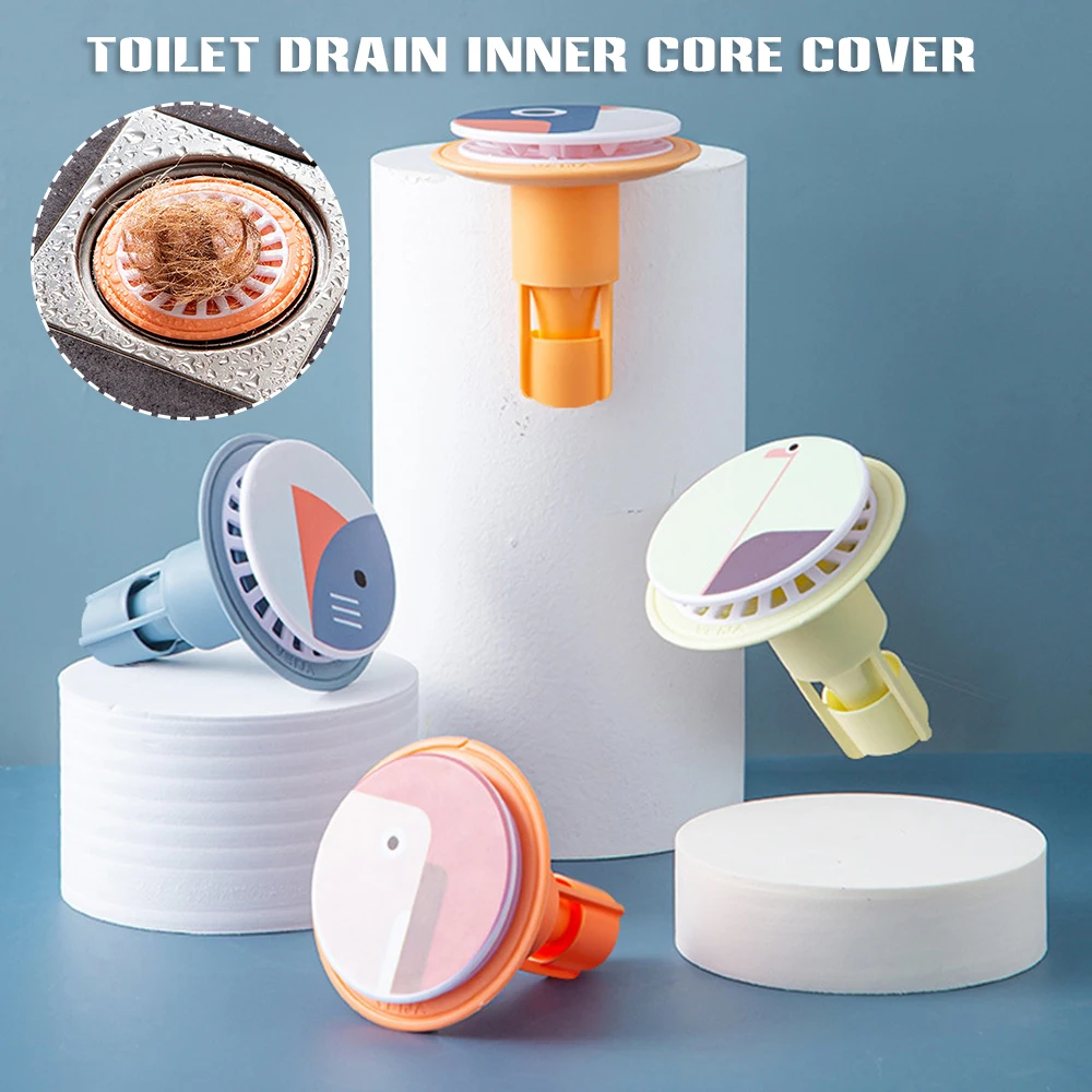

Drain Strainers Toilet Hair Filter Shower Room Floor Drain Anti-Odor Plug Fast Drainage Shower Plug Insert Drain Plug gass