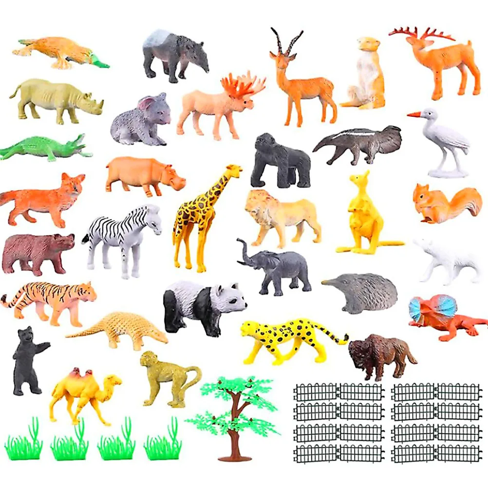 New 53 Pieces Of Animal Suit PVC Simulation Animal Model Toy Mini Jungle Fence Animal Toy for Kids Educational Learning Toy Gift
New 53 Pieces Of Animal Suit PVC Simulation Animal Model Toy Mini Jungle Fence Animal Toy for Kids Educational Learning Toy Gift