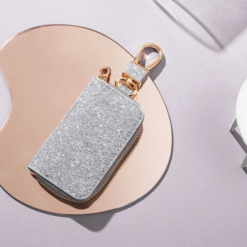 Сумка для ключей от автомобиля из искусственной кожи, блестящий мини-органайзер для ключей от машины, блестящий кошелек
Сумка для ключей от автомобиля из искусственной кожи, блестящий мини-органайзер для ключей от машины, блестящий кошелек