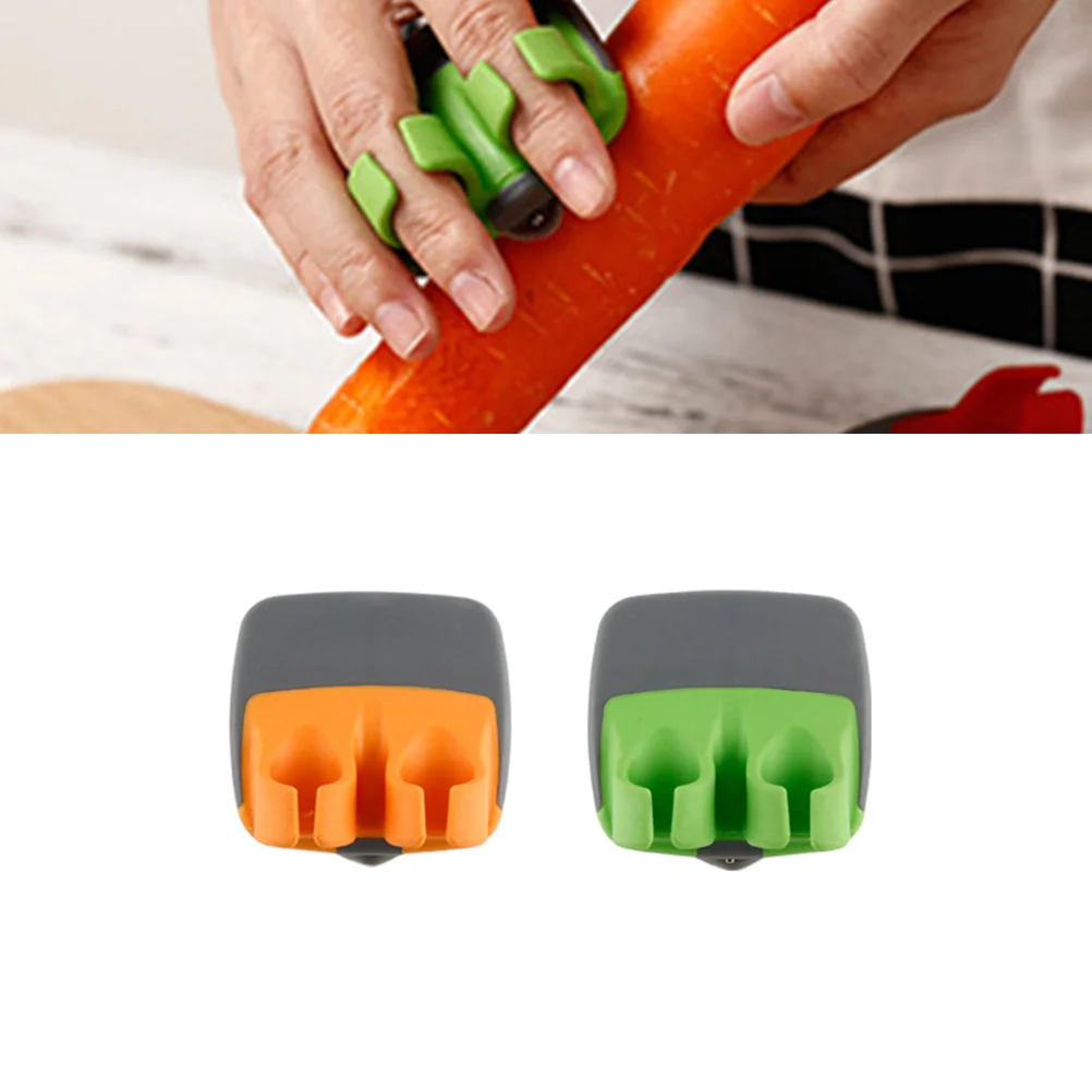 2pcs Fingers Grip Peeler Kitchen Gadgets Multifunctional Fruit Slicer Peeler for Grapefruit Potato Lemon 
2pcs Fingers Grip Peeler Kitchen Gadgets Multifunctional Fruit Slicer Peeler for Grapefruit Potato Lemon