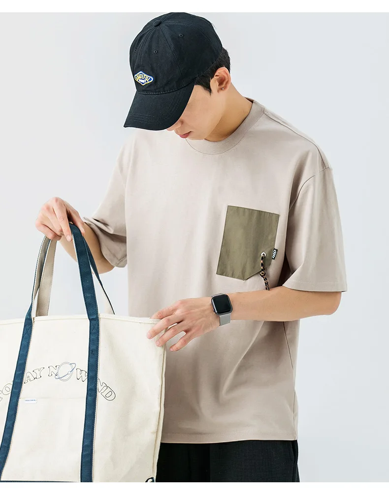 M2633 Letter Print Half Sleeve Round Neck Casual Heavy Cotton Men's Short Sleeve T-Shirt
M2633 Letter Print Half Sleeve Round Neck Casual Heavy Cotton Men's Short Sleeve T-Shirt