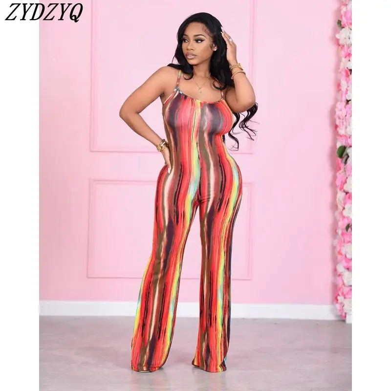 ZYDZYQ Sexy Wide Leg Jumpsuit Women Summer Print Sling Romper One Piece Club Outfis Y2k Clothes Lounge Streetwear Wholesale
ZYDZYQ Sexy Wide Leg Jumpsuit Women Summer Print Sling Romper One Piece Club Outfis Y2k Clothes Lounge Streetwear Wholesale