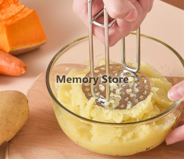 1PC 7*7*13.6CM Stainless Steel Potatoes Mud Pressure Mud Machine Masher Ricer Fruit Vegetable Tools Kitchen Gadgets Accessories
1PC 7*7*13.6CM Stainless Steel Potatoes Mud Pressure Mud Machine Masher Ricer Fruit Vegetable Tools Kitchen Gadgets Accessories