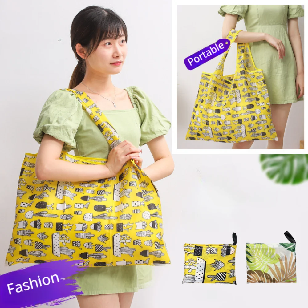 Shopping Bag Oxford Cloth Foldable Gift Bag Portable Fashion Shoulder Supermarket Handbags Travel Grocery Bag Reusable Foldable 
Shopping Bag Oxford Cloth Foldable Gift Bag Portable Fashion Shoulder Supermarket Handbags Travel Grocery Bag Reusable Foldable