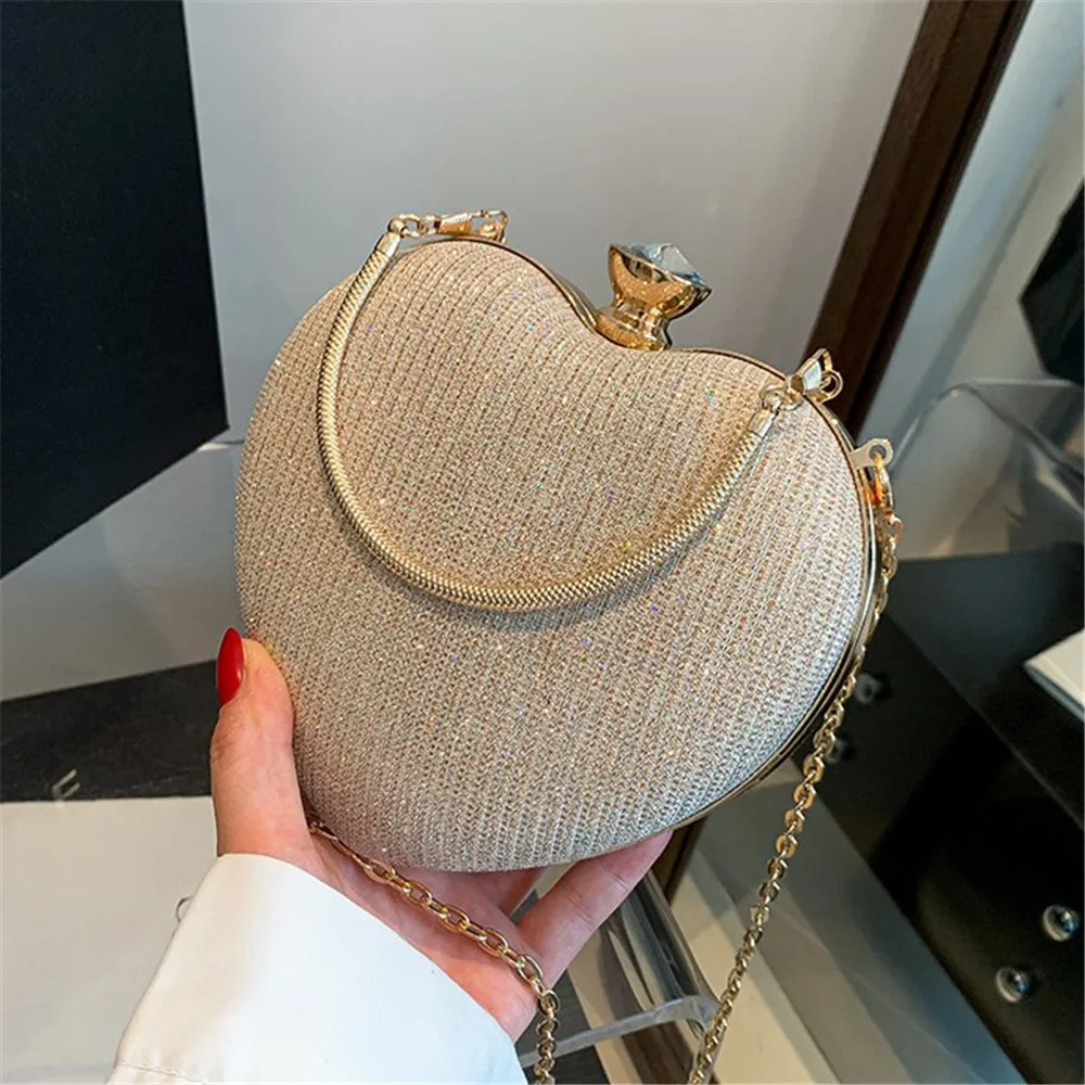 Fashion Evening Purse Heart shaped Women Dinner Clutch Bag Banquet Wedding Party Handbags Chain Shoulder Crossbody Bag Money Bag
Fashion Evening Purse Heart shaped Women Dinner Clutch Bag Banquet Wedding Party Handbags Chain Shoulder Crossbody Bag Money Bag