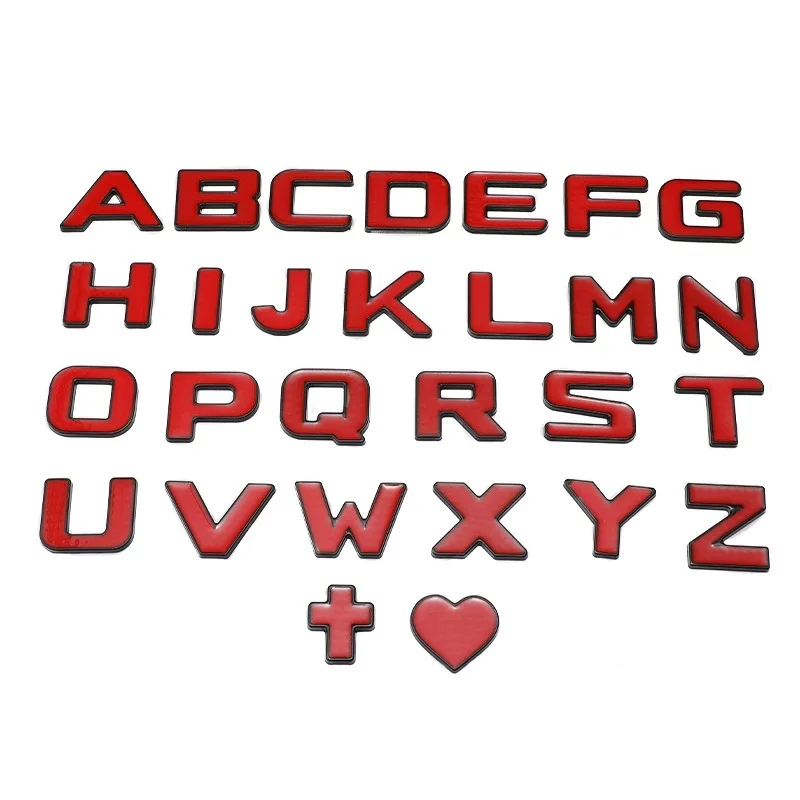 1pcs Diy Hotel Home Refrigerator Furniture Wall 3d Red Metal Letter Numble and Symbol Adhesive Alphabet Decorative Stickers
1pcs Diy Hotel Home Refrigerator Furniture Wall 3d Red Metal Letter Numble and Symbol Adhesive Alphabet Decorative Stickers