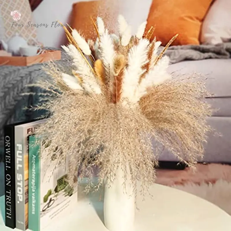 90Pcs Dried Flowers Pampas Grass Eucalyptus Leaf Bouquet Boho Home Table Decor Natural Limonium WeddingLiving Room Decorations
90Pcs Dried Flowers Pampas Grass Eucalyptus Leaf Bouquet Boho Home Table Decor Natural Limonium WeddingLiving Room Decorations