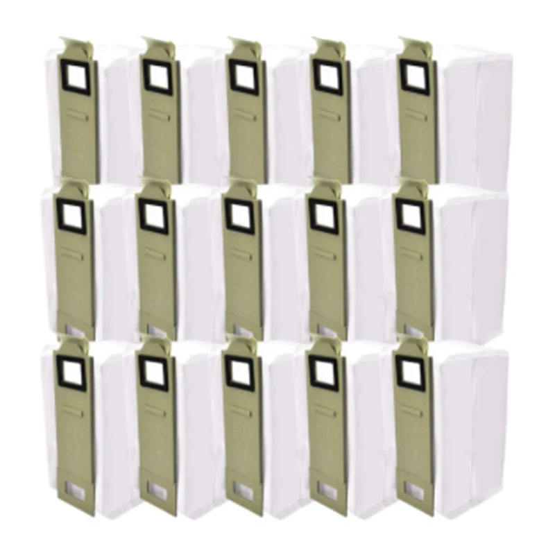 15Pcs For Roborock S7 T7S Plus 1.8L Dust Bag Dirty Bags Spare Parts Replacement Xiaomi G10 Sweeping Robot Vacuum Cleaner
15Pcs For Roborock S7 T7S Plus 1.8L Dust Bag Dirty Bags Spare Parts Replacement Xiaomi G10 Sweeping Robot Vacuum Cleaner