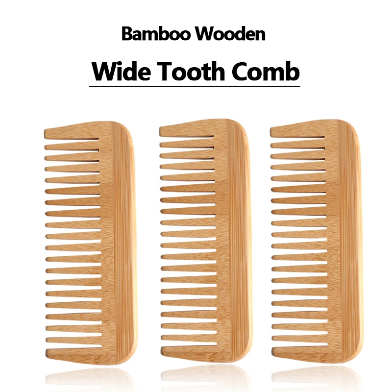 1Pcs Natural Bamboo Wide Tooth Comb Anti-Static Environmental Health Curly Hair Combs For Women
1Pcs Natural Bamboo Wide Tooth Comb Anti-Static Environmental Health Curly Hair Combs For Women