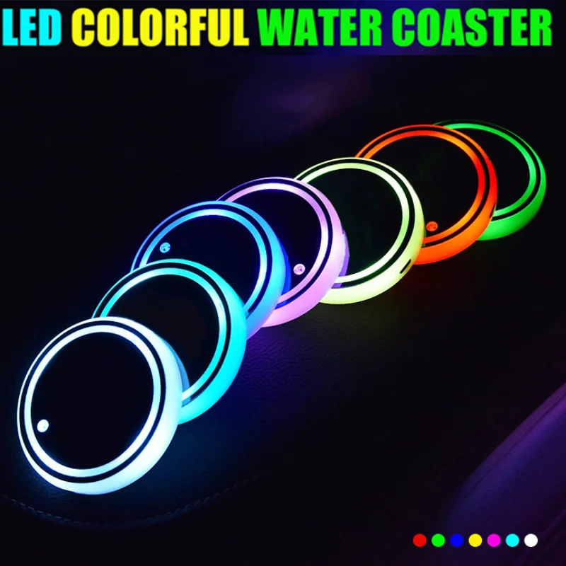 7 Colors Luminous Water Cup Pad Car Interior Styling Cup Bottle Mat Night Atmosphere Light Decor Car Water Cup Coaster Holder
7 Colors Luminous Water Cup Pad Car Interior Styling Cup Bottle Mat Night Atmosphere Light Decor Car Water Cup Coaster Holder