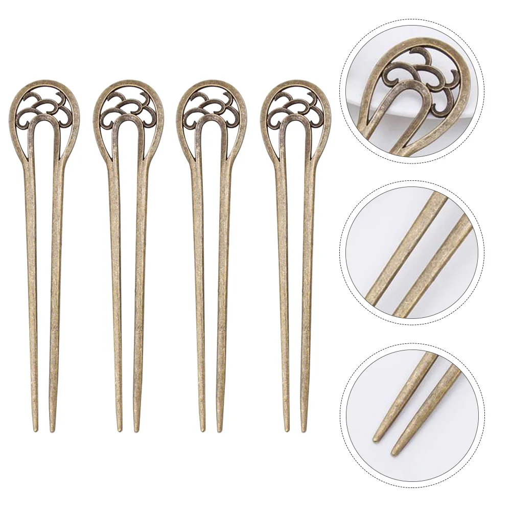 4 Pcs U-shaped Metal Hairpin Accesorios Accessory Stick Headdress Hanfu Accessories Clasp Alloy Vintage
4 Pcs U-shaped Metal Hairpin Accesorios Accessory Stick Headdress Hanfu Accessories Clasp Alloy Vintage