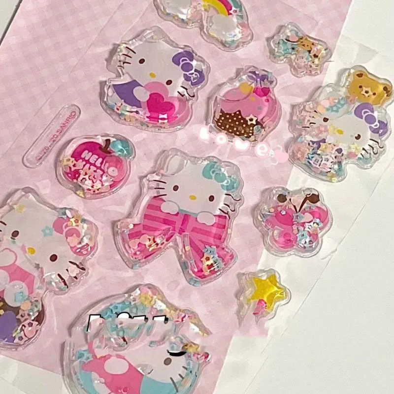Картонная прозрачная наклейка Sanrio Hello Kittys, аксессуары, милая аниме 3D стерео декоративная наклейка, игрушки для девочек, подарок
Картонная прозрачная наклейка Sanrio Hello Kittys, аксессуары, милая аниме 3D стерео декоративная наклейка, игрушки для девочек, подарок