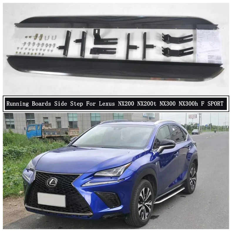 Running Boards Side Step Bar Pedals For Lexus NX200 NX200t NX300 NX300h F SPORT 2015-2021 Nerf Bars Auto Accessories
Running Boards Side Step Bar Pedals For Lexus NX200 NX200t NX300 NX300h F SPORT 2015-2021 Nerf Bars Auto Accessories