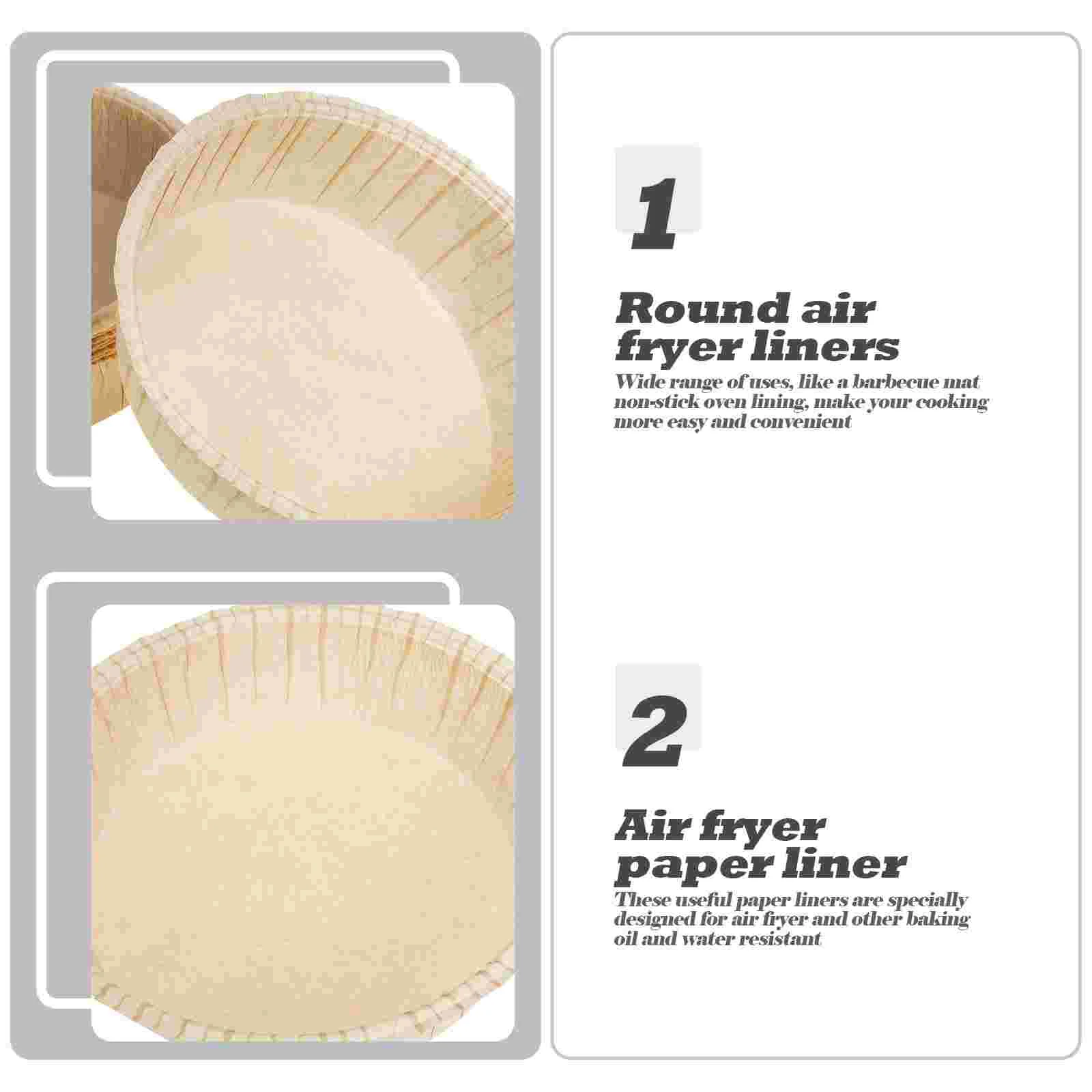 10pcs Air Fryer Liners Kitchen Silicon Paper Paper Liner Round Non-Stick Air Fryer Liners
10pcs Air Fryer Liners Kitchen Silicon Paper Paper Liner Round Non-Stick Air Fryer Liners