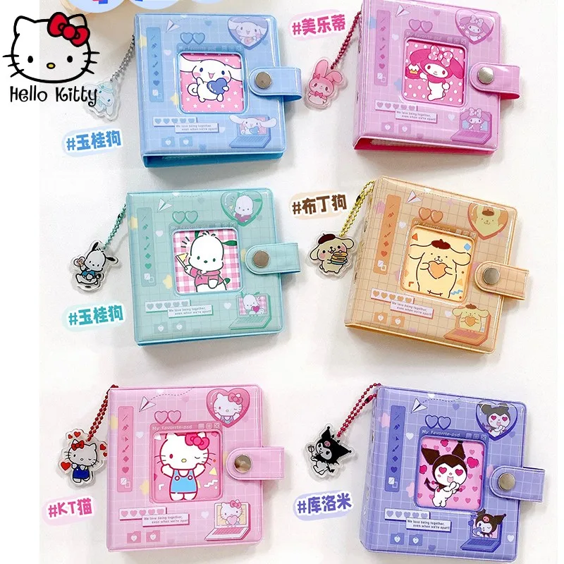 Anime Hello Kitty Cartoon Pendant Album Kuromi Cinnamoroll Melody 3 Inch Polaroid Album Card Storage Folder with Buttons Gift
Anime Hello Kitty Cartoon Pendant Album Kuromi Cinnamoroll Melody 3 Inch Polaroid Album Card Storage Folder with Buttons Gift