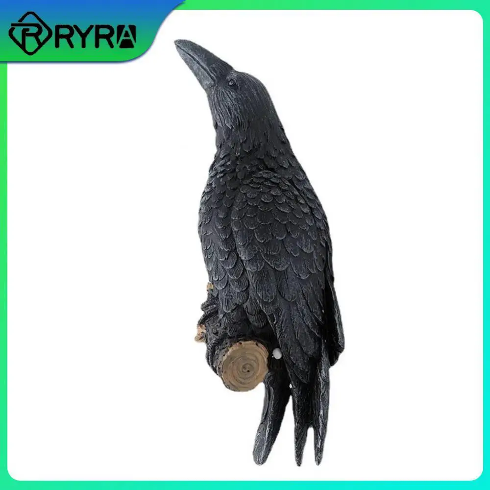 Realistic Fake Raven Resin Bird Raven Statue Interesting Ornaments Home Decorative Accessory Halloween Decor Resin Creative
Realistic Fake Raven Resin Bird Raven Statue Interesting Ornaments Home Decorative Accessory Halloween Decor Resin Creative