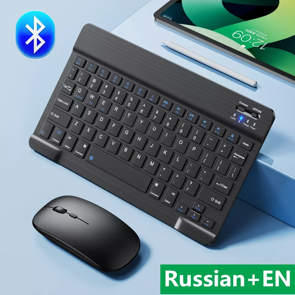 Mini Bluetooth Keyboard Wireless Keyboard Rechargeable For iPad Phone Tablet Russian Spanish Keyboard For Android ios Windows
Mini Bluetooth Keyboard Wireless Keyboard Rechargeable For iPad Phone Tablet Russian Spanish Keyboard For Android ios Windows