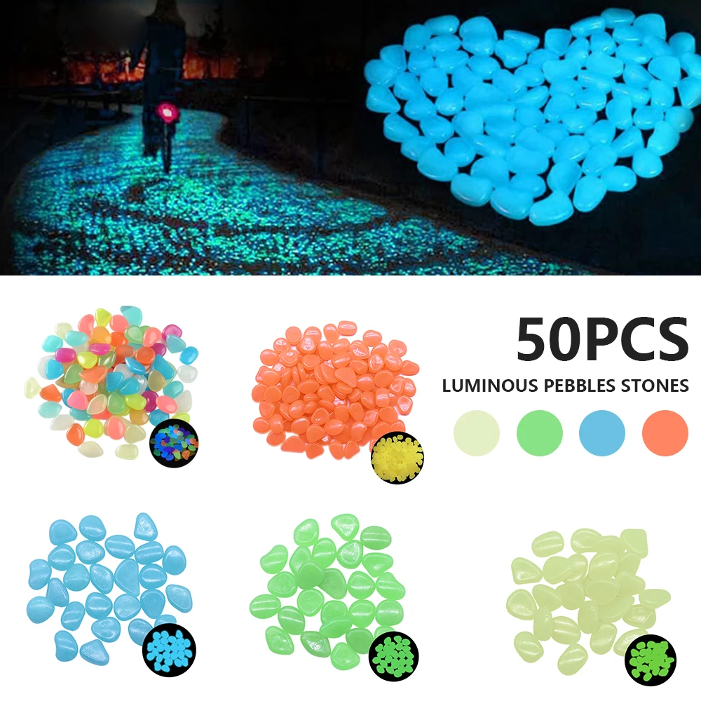 Luminous Glowing Pebbles Glow in the Dark Stones Fish Tank Aquarium Outdoor Decorative Rock
Luminous Glowing Pebbles Glow in the Dark Stones Fish Tank Aquarium Outdoor Decorative Rock