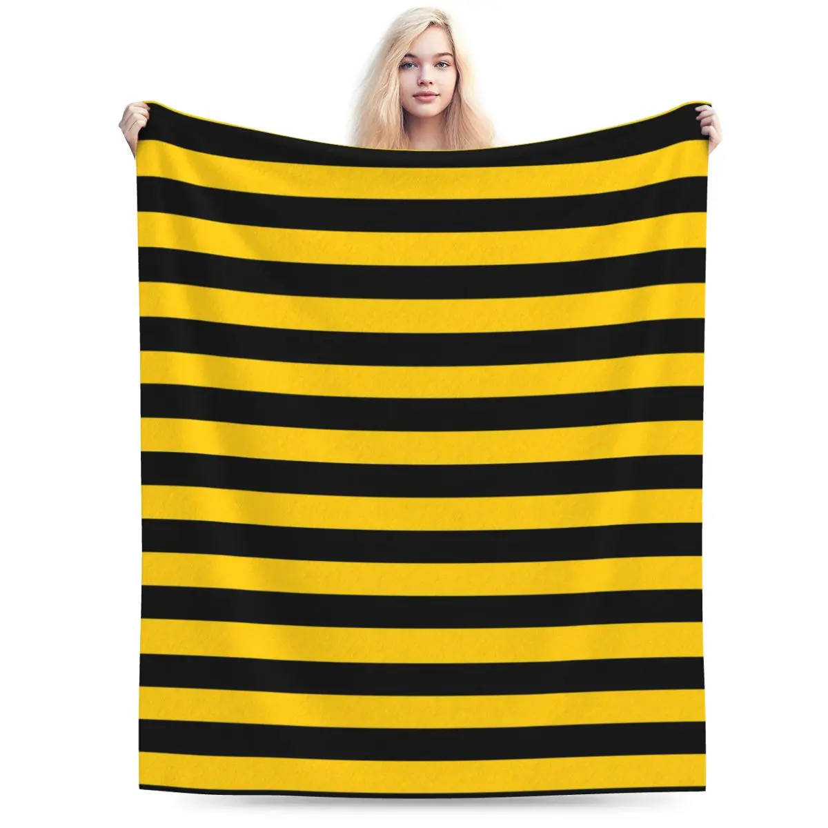 Yellow And Black Stripe Soft Flannel Throw Blanket for Couch Bed Sofa Cover Blanket Warm Blankets Travel Blanket
Yellow And Black Stripe Soft Flannel Throw Blanket for Couch Bed Sofa Cover Blanket Warm Blankets Travel Blanket