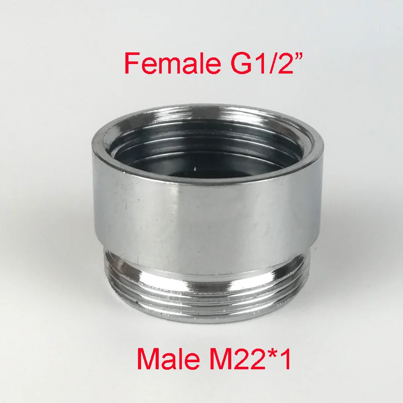 Хромированный адаптер аэратора для смесителя M22 M24 G1/2
Хромированный адаптер аэратора для смесителя M22 M24 G1/2