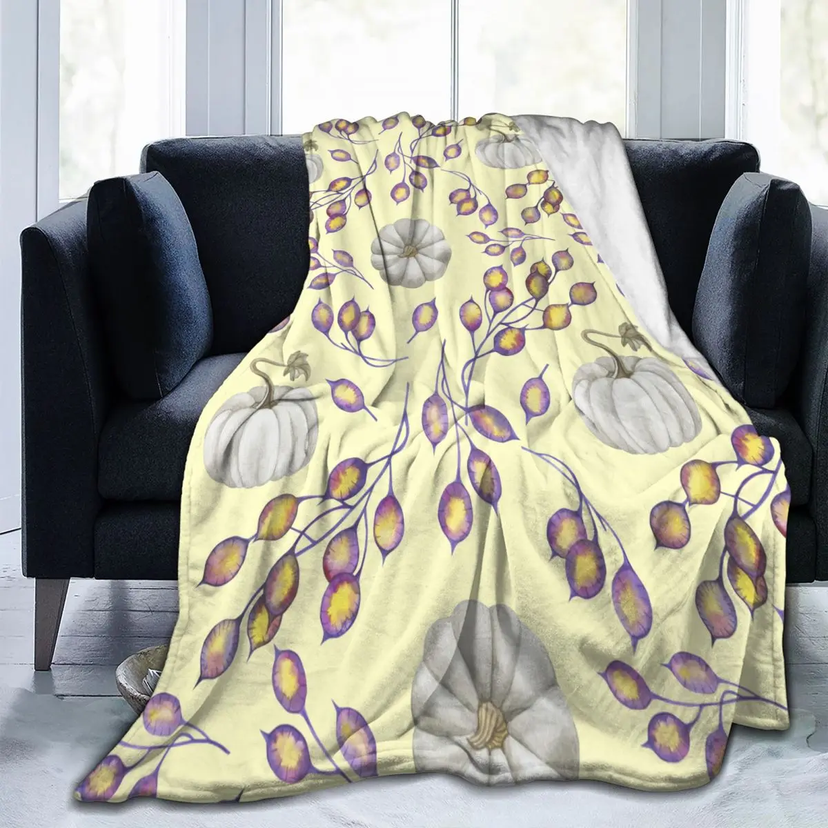 Soft Blanket Cream Pumpkins And Autumn Leaves And Berries Winter Sofa Throw Light Thin Mechanical Wash Flannel Blanket
Soft Blanket Cream Pumpkins And Autumn Leaves And Berries Winter Sofa Throw Light Thin Mechanical Wash Flannel Blanket