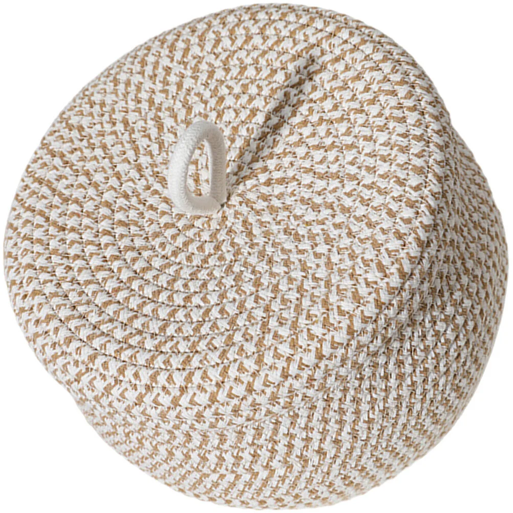 Cotton Rope Storage Basket Decorative Storage Basket With Lid Sundries Storage Holder
Cotton Rope Storage Basket Decorative Storage Basket With Lid Sundries Storage Holder