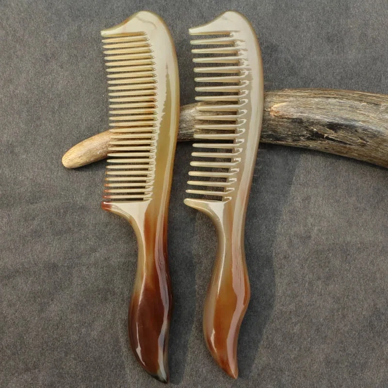 Natural White Cowhorn Comb Wide Teeth Curly Hair Perm Comb Dense Fine Teeth Massage Comb
Natural White Cowhorn Comb Wide Teeth Curly Hair Perm Comb Dense Fine Teeth Massage Comb