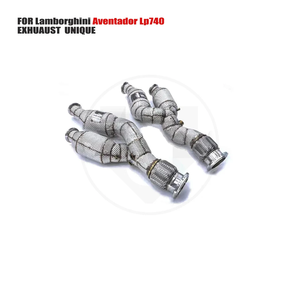 UNIQUE Car Accessories Exhaust Downpipe High Flow Performance for Lamborghini AventadorLp740 With OPF Catalytic Converter
UNIQUE Car Accessories Exhaust Downpipe High Flow Performance for Lamborghini AventadorLp740 With OPF Catalytic Converter