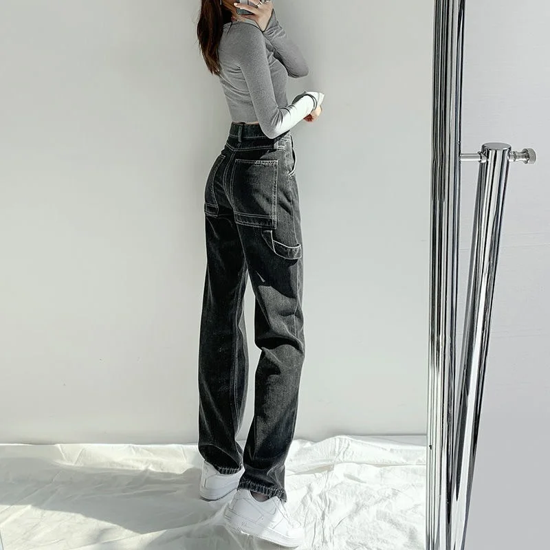 Denim Jeans Luxury Pants for Women 2023 Hippie Black Straight Patchwork Korean Vintage Punk Summer Trousers Asymmetrica Fashion
Denim Jeans Luxury Pants for Women 2023 Hippie Black Straight Patchwork Korean Vintage Punk Summer Trousers Asymmetrica Fashion
