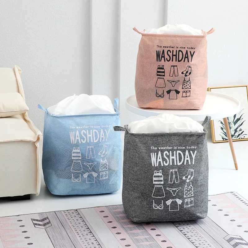 75L Large Folding Storage Laundry Hamper With Drawstring Cover Water-Proof Linen Toy Quilt Clothes Storage Sundries Organize
75L Large Folding Storage Laundry Hamper With Drawstring Cover Water-Proof Linen Toy Quilt Clothes Storage Sundries Organize