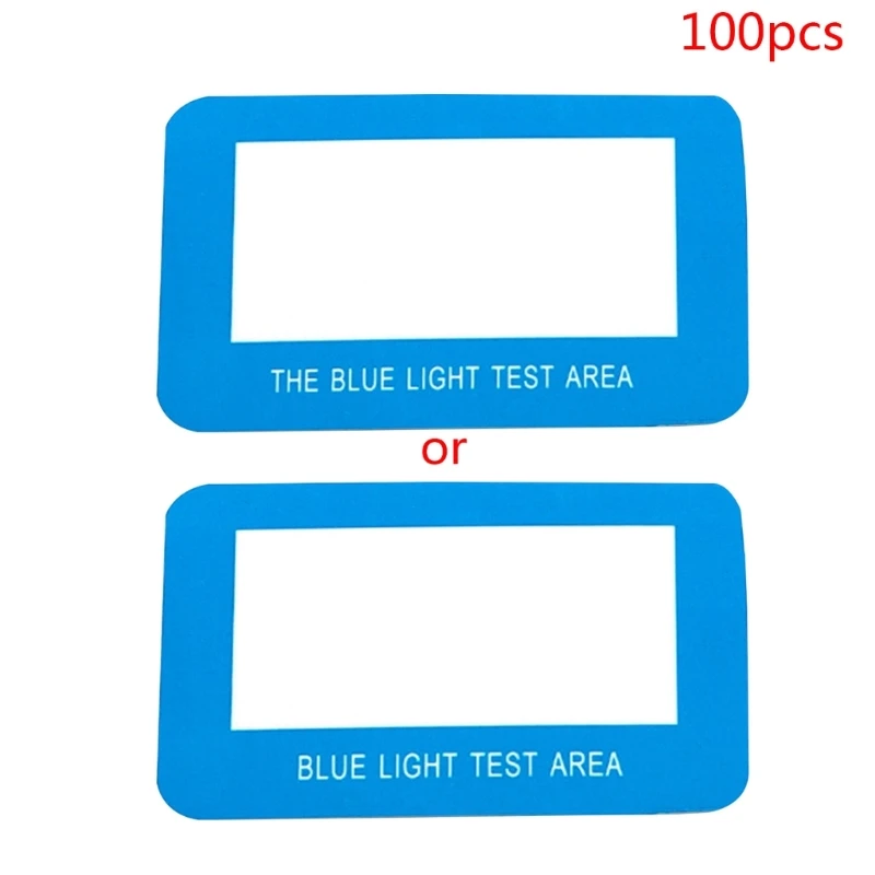 100 Pcs Professional Anti Blue Light Screen Protector Test Card Test Light Glasses Uv Test Accessories Card for Home
100 Pcs Professional Anti Blue Light Screen Protector Test Card Test Light Glasses Uv Test Accessories Card for Home