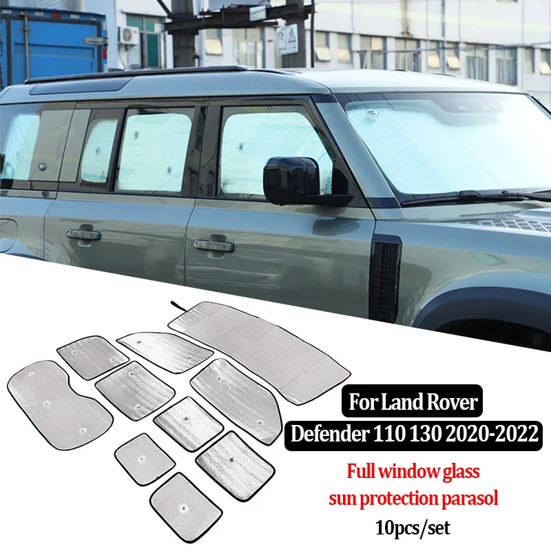 10pcs Car Front Windshield Full Window Glass Sun Protection Parasol for Land Rover Defender 110 130 2020-2022 Inner Accessories
10pcs Car Front Windshield Full Window Glass Sun Protection Parasol for Land Rover Defender 110 130 2020-2022 Inner Accessories
