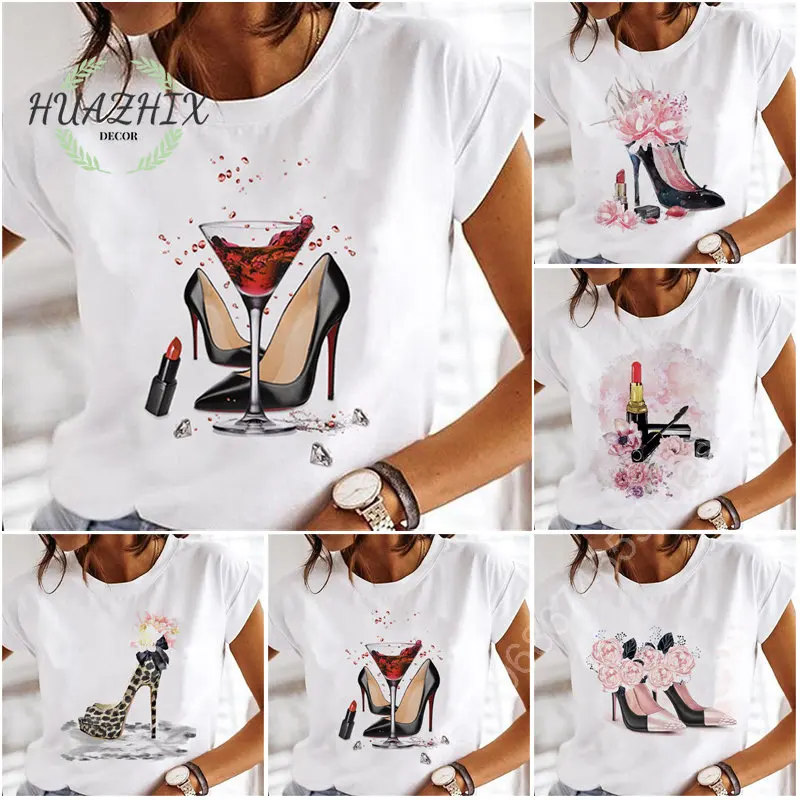 Sweet Wine High Heels T-shirts Women 2022 Clothing Girl 90s Cartoon Printing Clothes Graphic Tshirt Top Lady Female Tee T-Shirt
Sweet Wine High Heels T-shirts Women 2022 Clothing Girl 90s Cartoon Printing Clothes Graphic Tshirt Top Lady Female Tee T-Shirt