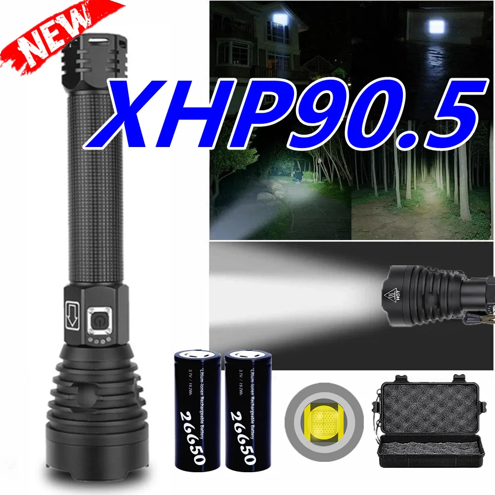 2021 9000000LM XHP90.5 LED Flashlight Torch most powerful ZOOM Flashlight 26650 USB Torch Lantern 18650 Hunting Lamp Hand Light
2021 9000000LM XHP90.5 LED Flashlight Torch most powerful ZOOM Flashlight 26650 USB Torch Lantern 18650 Hunting Lamp Hand Light