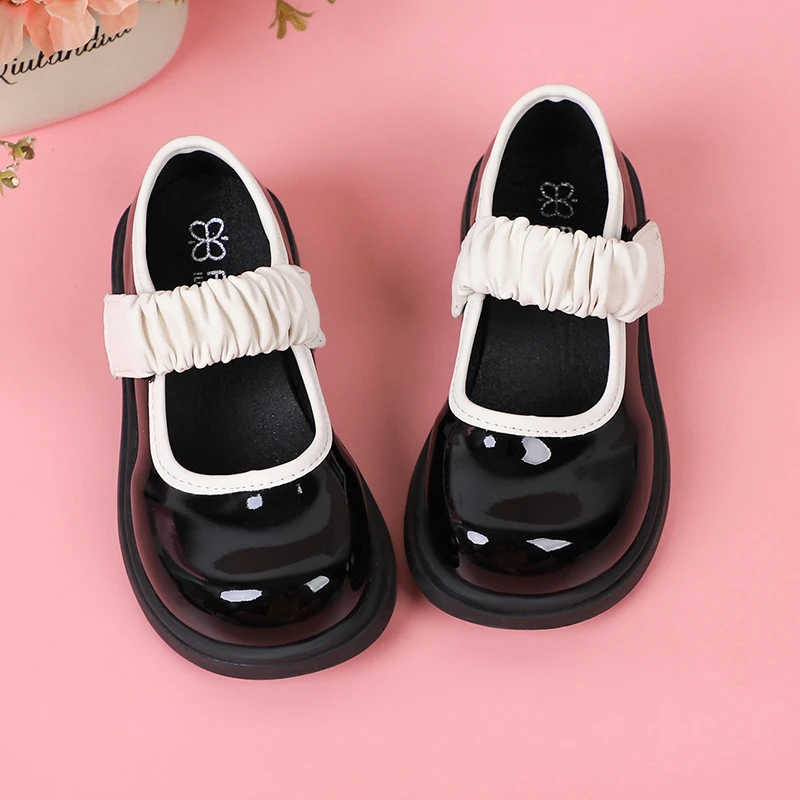 2023 New Girls Leather Shoes Pleated Non-slip Round-toe Kids Shoes Versatile Soft Princess Loafers Shallow Children Shoes Flat
2023 New Girls Leather Shoes Pleated Non-slip Round-toe Kids Shoes Versatile Soft Princess Loafers Shallow Children Shoes Flat