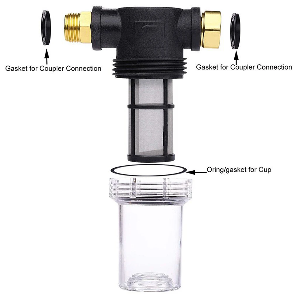Garden Hose Filter Pressure Washer Inlet Water Pipe System Watering 80PSI Thread Tube Gardening Irrigation Household
Garden Hose Filter Pressure Washer Inlet Water Pipe System Watering 80PSI Thread Tube Gardening Irrigation Household