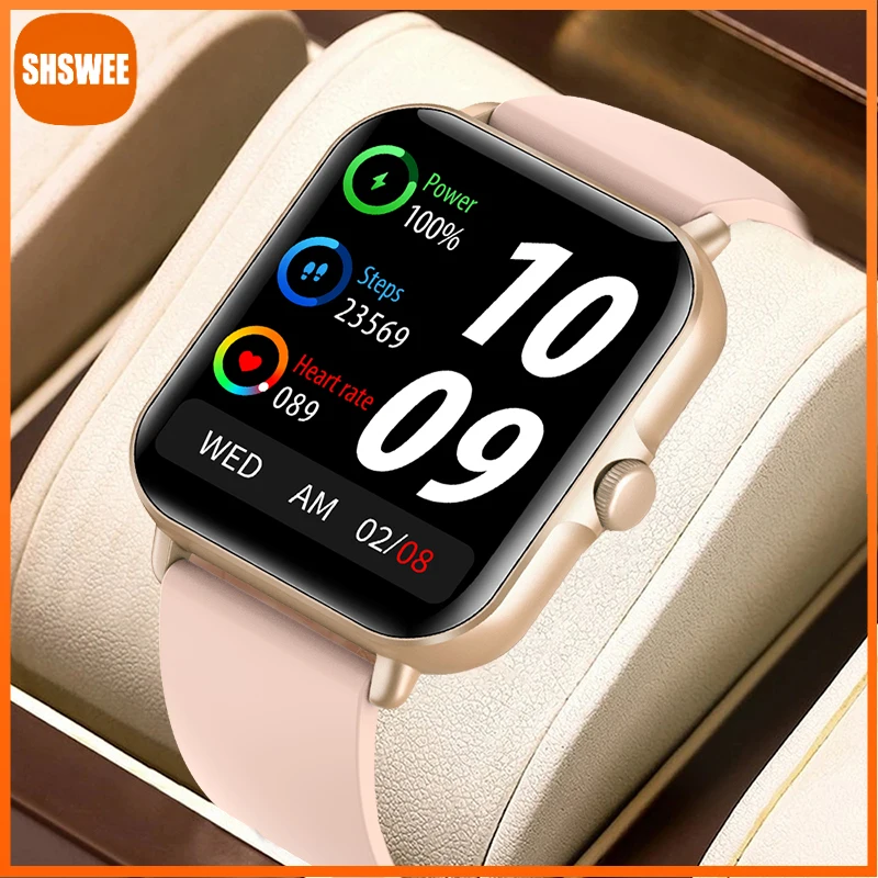 Men Bluetooth Call Smart Watch 1.69HD Touch Screen Fitness Tracker Heart Rate Monitor Custom Dial Ladies Smartwatch+BOX
Men Bluetooth Call Smart Watch 1.69HD Touch Screen Fitness Tracker Heart Rate Monitor Custom Dial Ladies Smartwatch+BOX