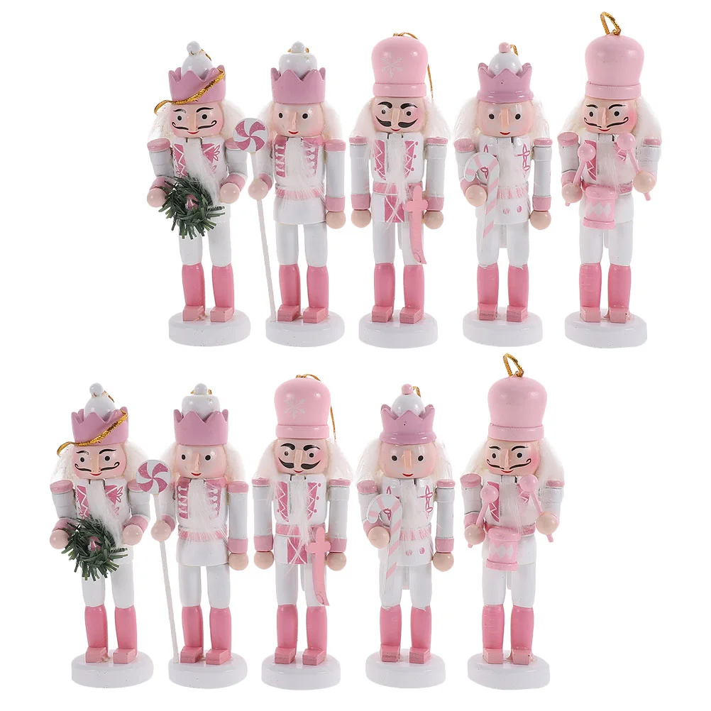 Pink Christmas Decorations Kids Nutcracker Soldier Doll Wooden Pendants New Year Ornaments For Navidad Xmas Tree Hanging
Pink Christmas Decorations Kids Nutcracker Soldier Doll Wooden Pendants New Year Ornaments For Navidad Xmas Tree Hanging