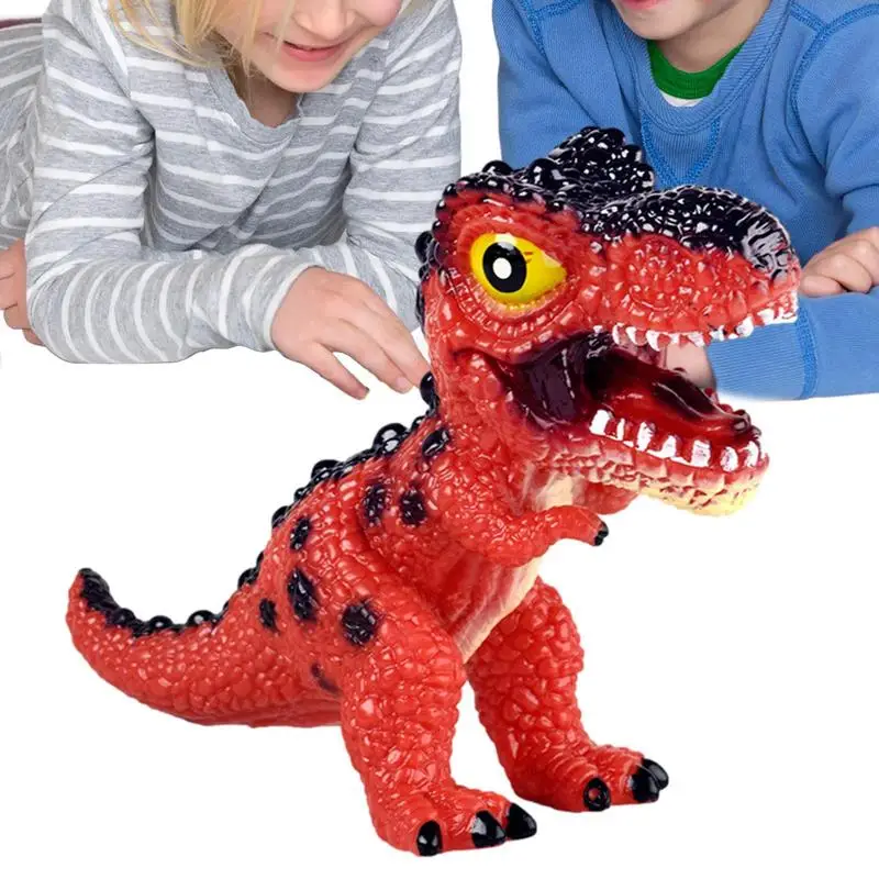 

Тираннозавр искусственный динозавр торт топперы для мальчиков динозавр фигурки торта Топпер игрушка подарок на день рождения красный тира...