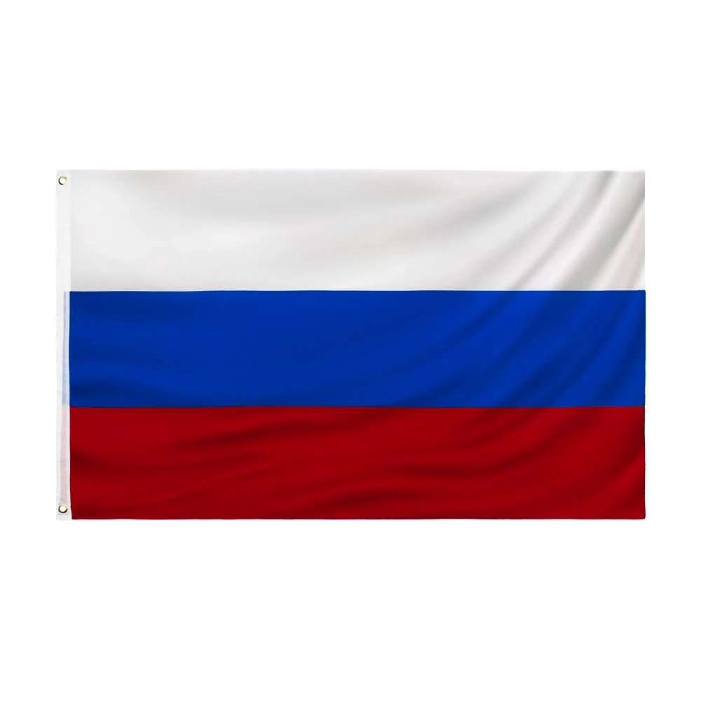 Russia Flag 90x150cm Russian National Flags Polyester Vivid Color and Fade Proof with Brass Grommets
Russia Flag 90x150cm Russian National Flags Polyester Vivid Color and Fade Proof with Brass Grommets