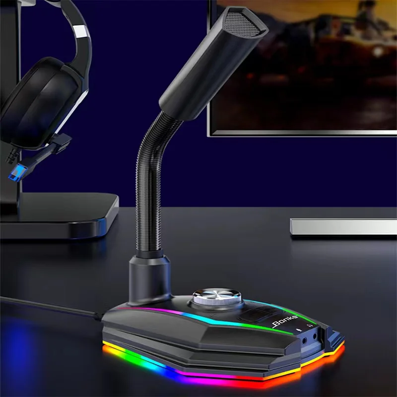 Microphone HD Sound Card RGB Back Light Game Live Voice Conference Chat Recording Equipment Fo PC Notebook/Phone EQ Voice Change
Microphone HD Sound Card RGB Back Light Game Live Voice Conference Chat Recording Equipment Fo PC Notebook/Phone EQ Voice Change
